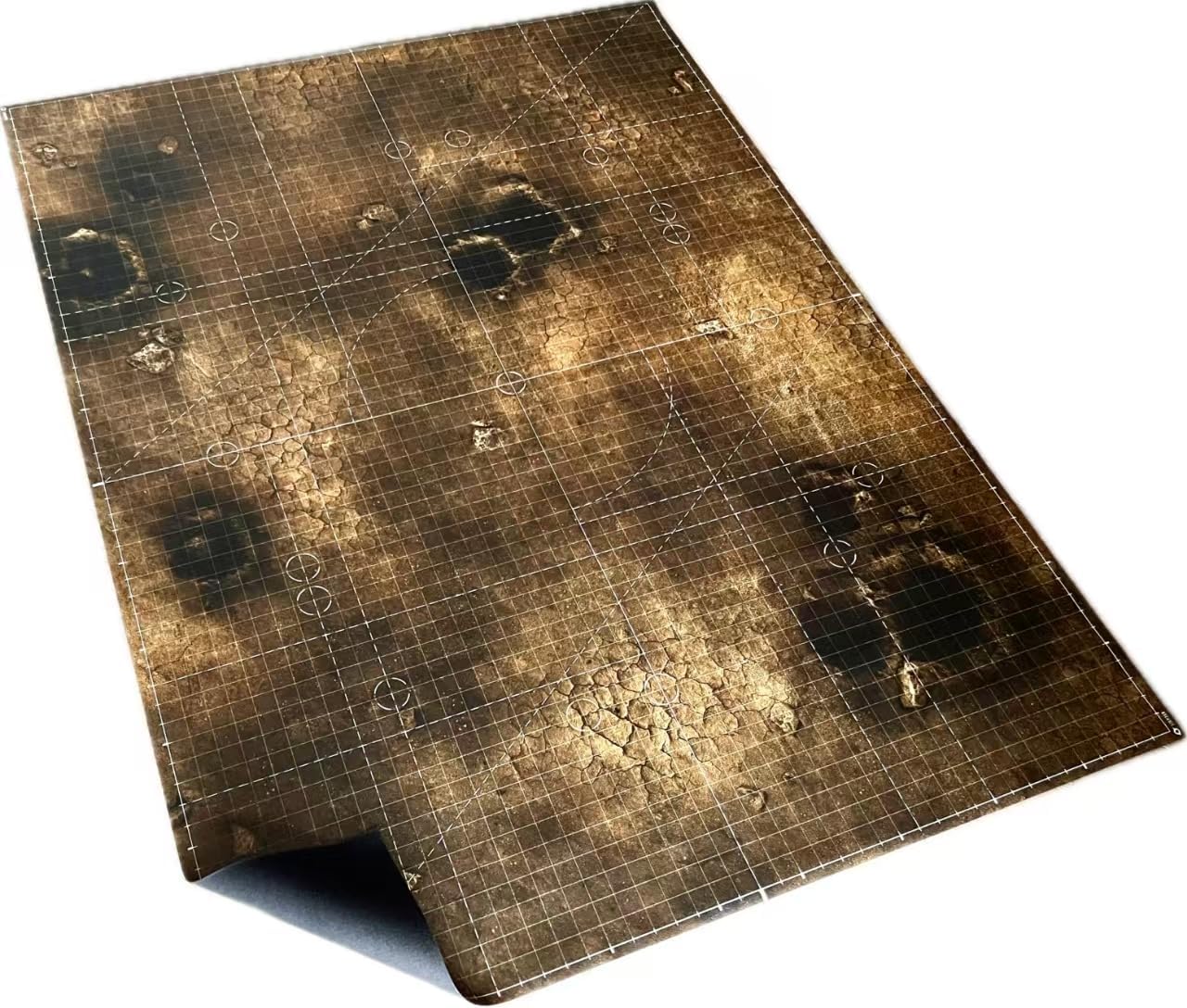 44” x 60” leather wasteland patterned battle matt