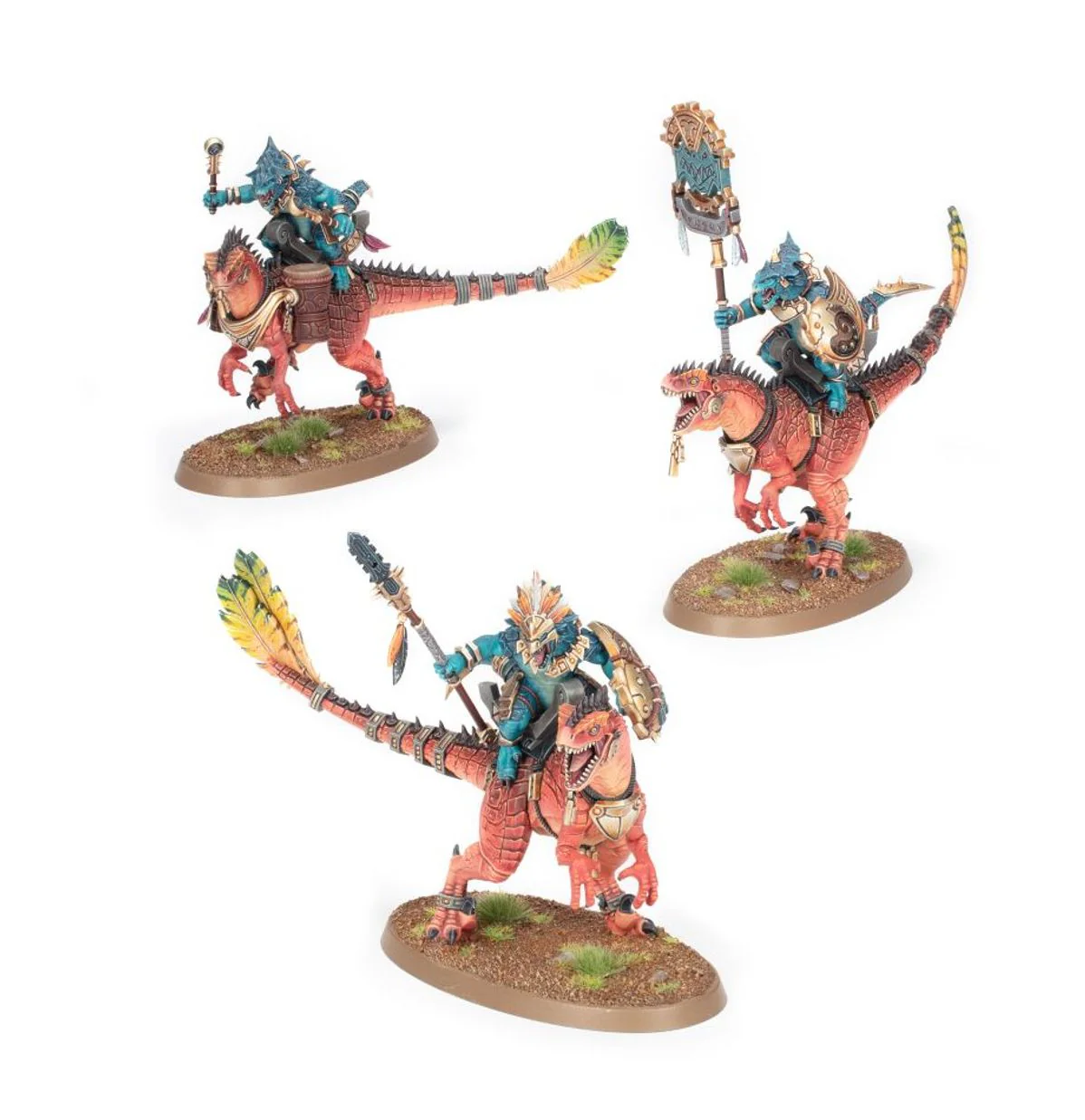 Age of Sigmar - Seraphon - Aggradon Lancers