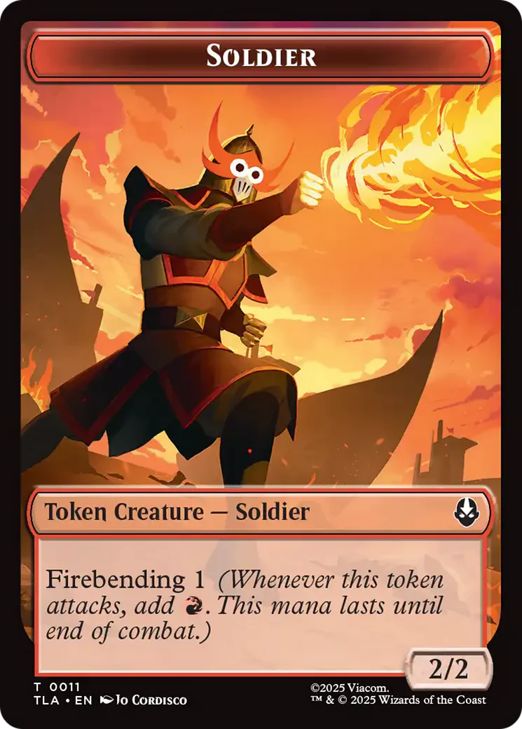 Ally (0004) // Soldier (0011) Double-Sided Token [Avatar: The Last Airbender Tokens] - Image 2