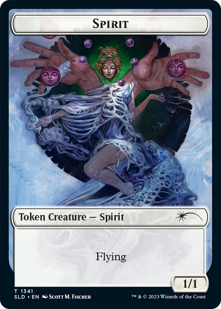 Angel // Spirit Double-Sided Token [Secret Lair Drop Series] - Image 2
