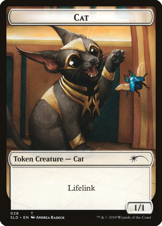 Cat (27) // Cat (28) Double-Sided Token [Secret Lair Drop Series] - Image 2
