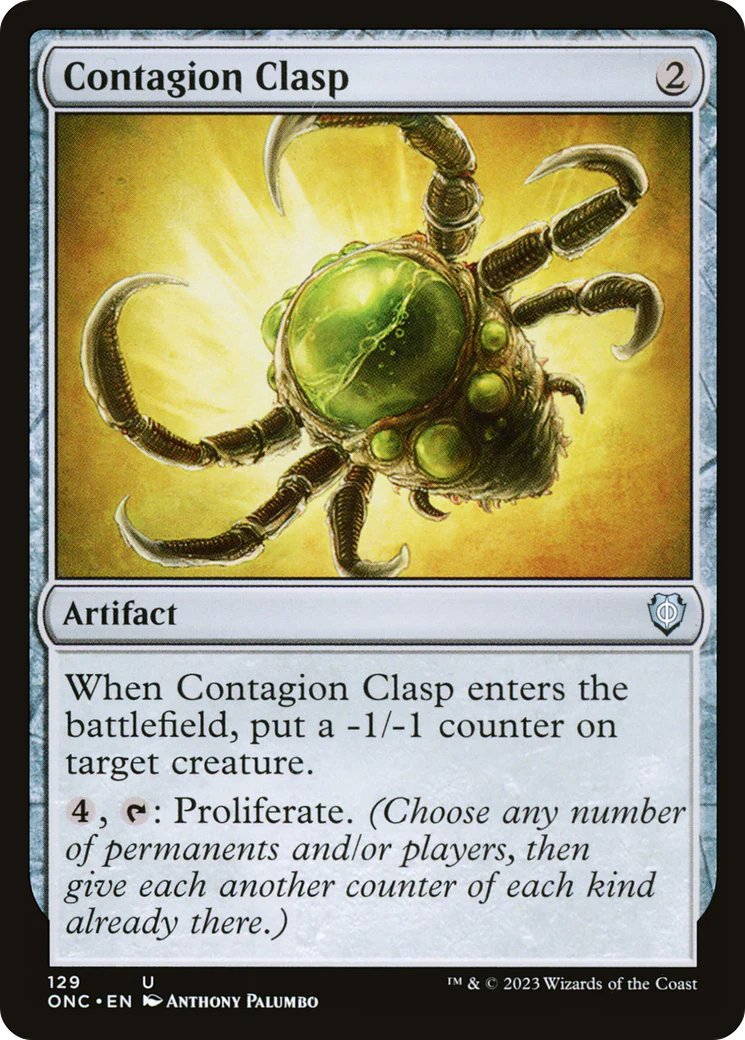 Contagion Clasp [Phyrexia: All Will Be One Commander] - Image 2