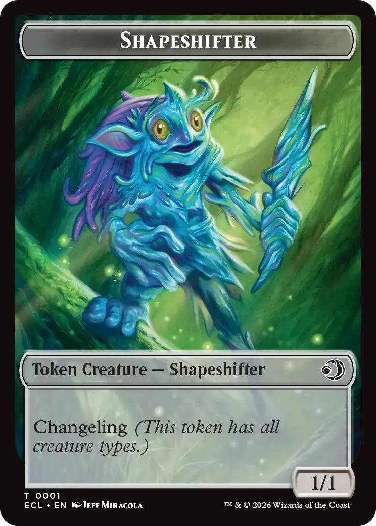Copy // Shapeshifter Double-Sided Token [Lorwyn Eclipsed Tokens] - Image 2