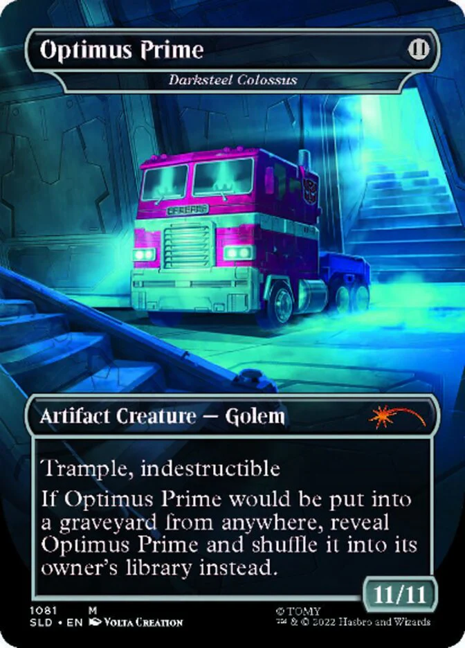 Darksteel Colossus - Optimus Prime (Borderless) [Secret Lair Drop Series] - Image 2