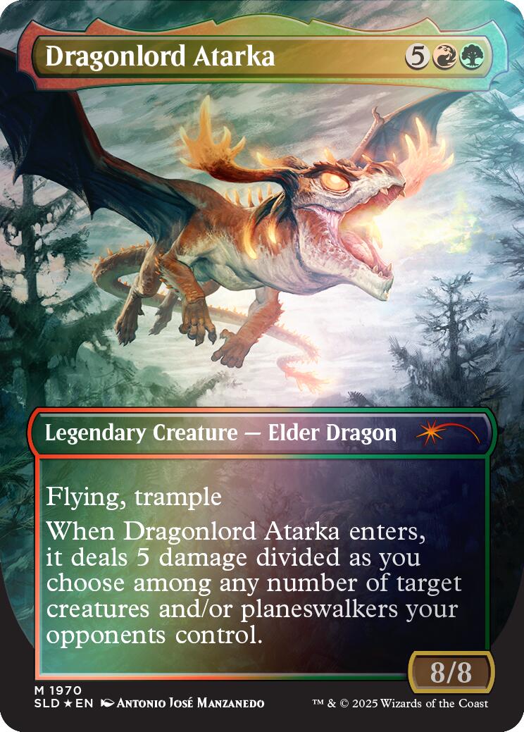 Dragonlord Atarka (Rainbow Foil) [Secret Lair Drop Series] - Image 2