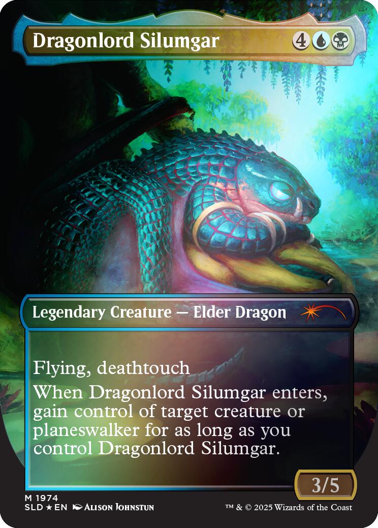 Dragonlord Silumgar (Rainbow Foil) [Secret Lair Drop Series] - Image 2