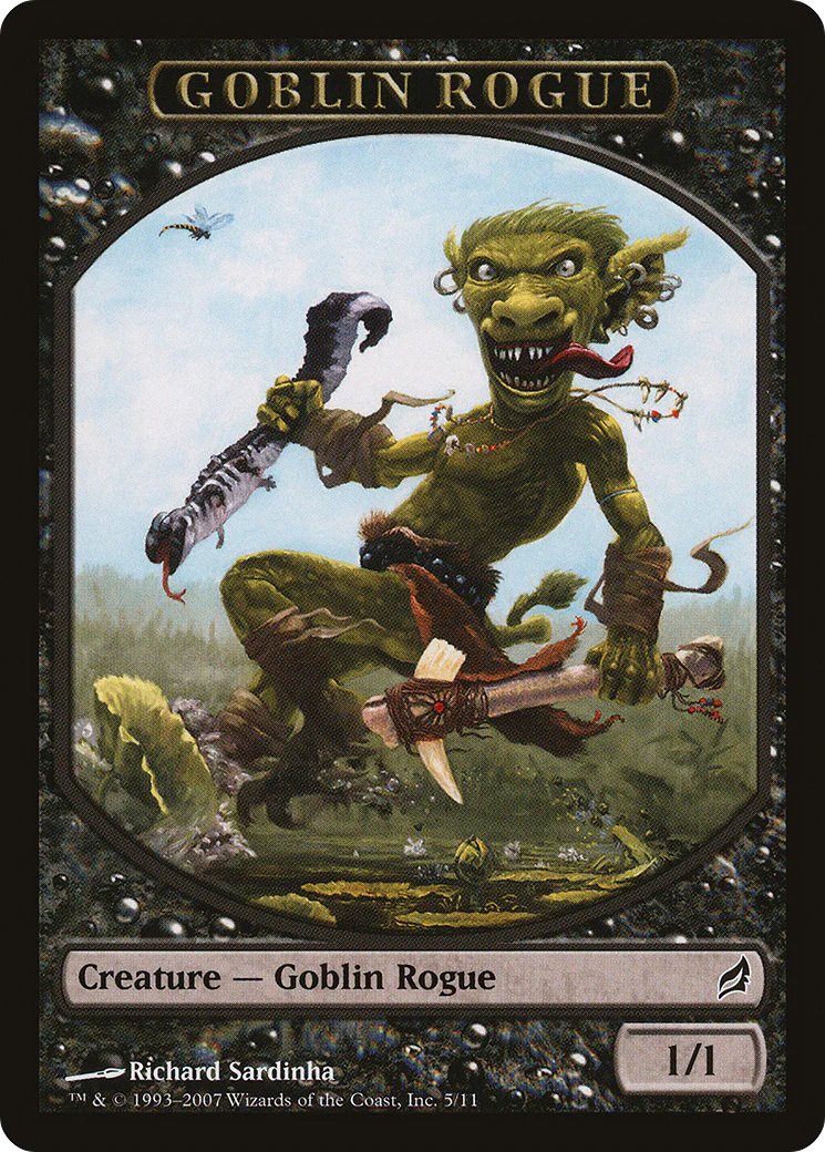 Faerie // Goblin Double-Sided Token [Lorwyn Eclipsed Tokens] - Image 2