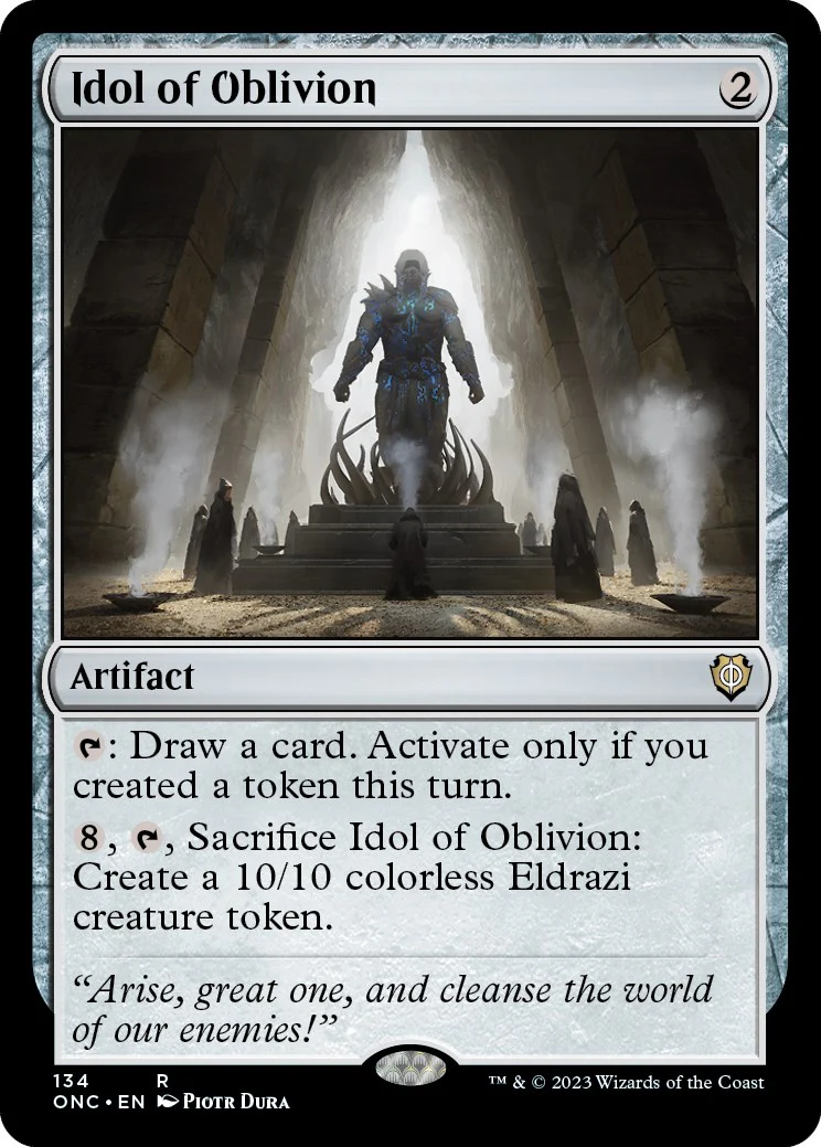 Idol of Oblivion [Phyrexia: All Will Be One Commander] - Image 2