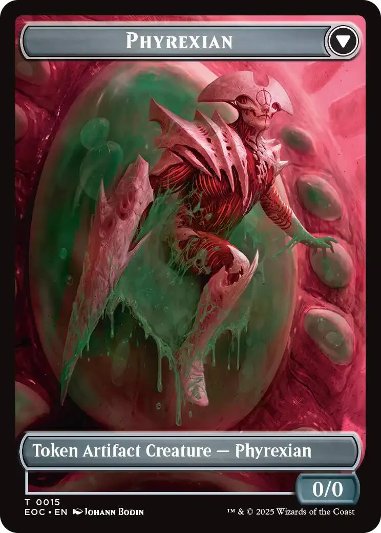 Incubator // Phyrexian Double-Sided Token [Edge of Eternities Commander Tokens] - Image 2