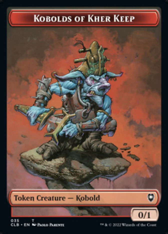 Kobolds of Kher Keep // Treasure Double-Sided Token [Commander Legends: Battle for Baldur's Gate Tokens] - Image 2