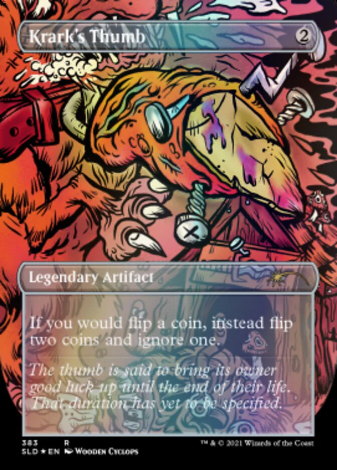 Krark's Thumb // Krark's Thumb (Borderless) [Secret Lair Drop Series] - Image 2