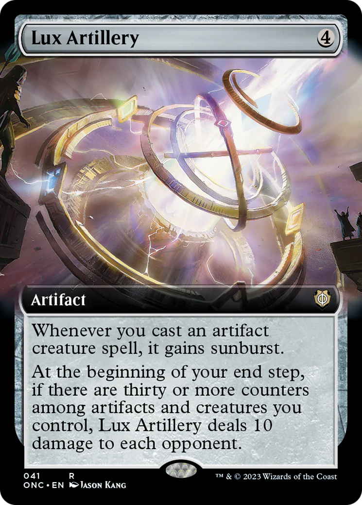 Lux Artillery (Extended Art) [Phyrexia: All Will Be One Commander] - Image 2