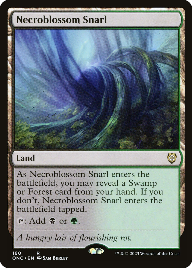 Necroblossom Snarl [Phyrexia: All Will Be One Commander] - Image 2