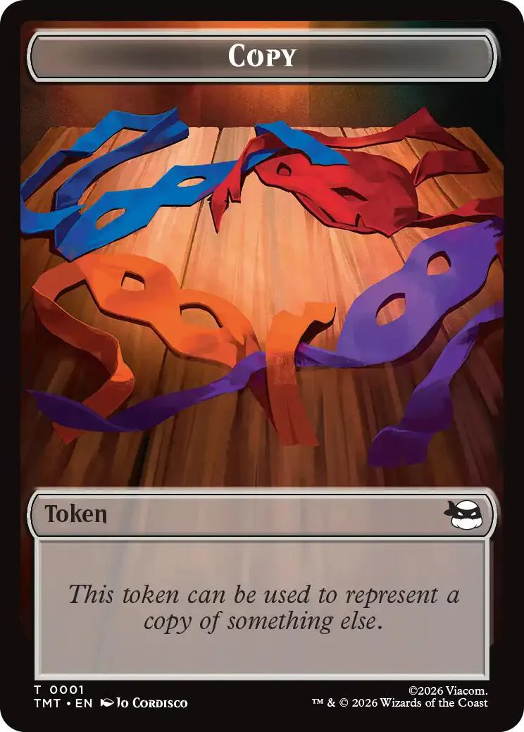 Ooze // Copy Double-Sided Token [Teenage Mutant Ninja Turtles Commander Tokens] - Image 2