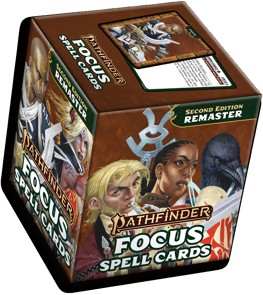 PF 2E PAIZO SPELL CARDS FOCUS REMASTERED