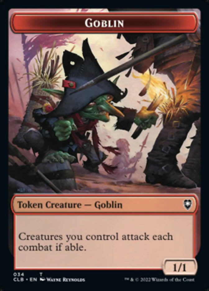 Pirate // Goblin Double-Sided Token [Commander Legends: Battle for Baldur's Gate Tokens] - Image 2