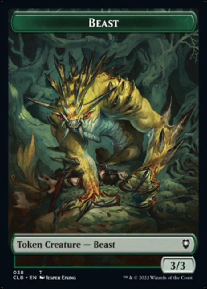 Satyr // Beast Double-Sided Token [Commander Legends: Battle for Baldur's Gate Tokens] - Image 2
