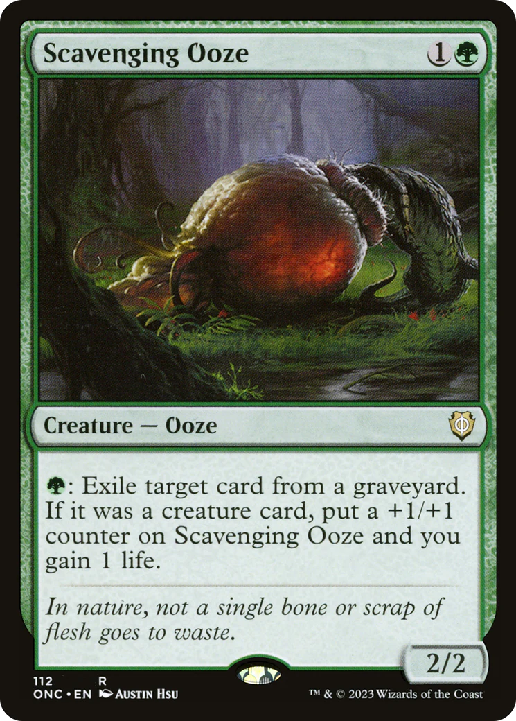 Scavenging Ooze [Phyrexia: All Will Be One Commander] - Image 2