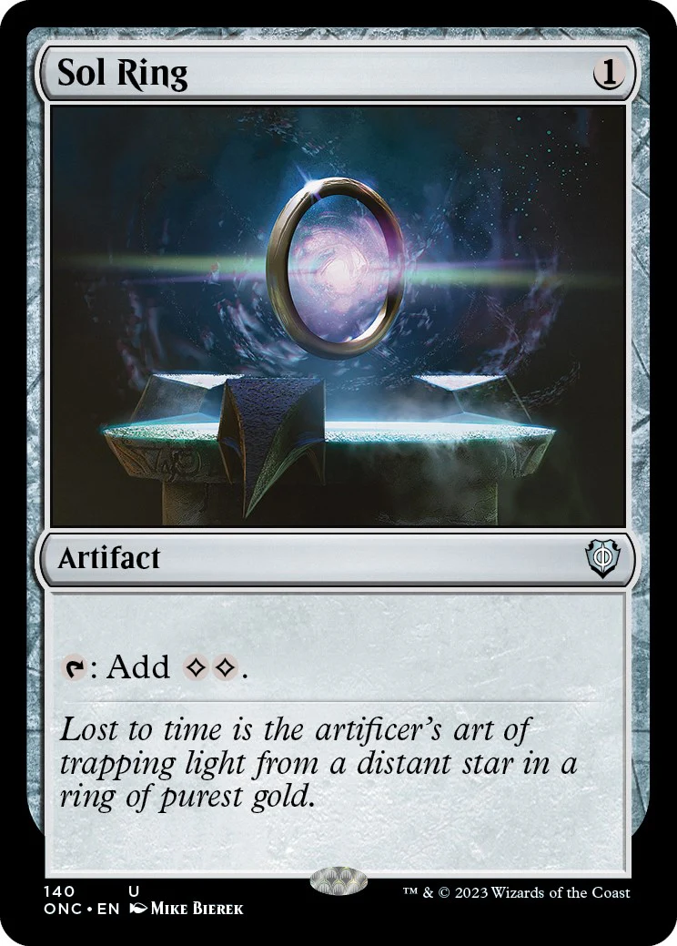 Sol Ring [Phyrexia: All Will Be One Commander] - Image 2