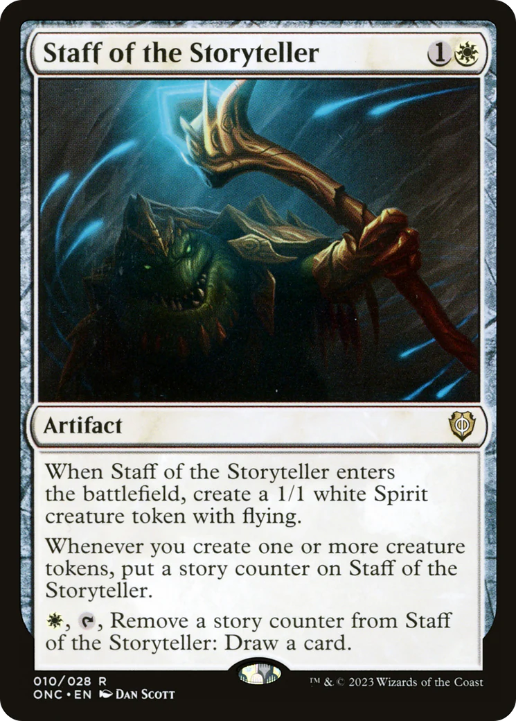 Staff of the Storyteller [Phyrexia: All Will Be One Commander] - Image 2