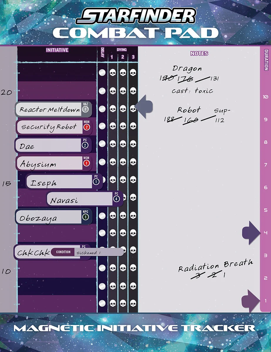 STARFINDER 2E COMBAT PAD