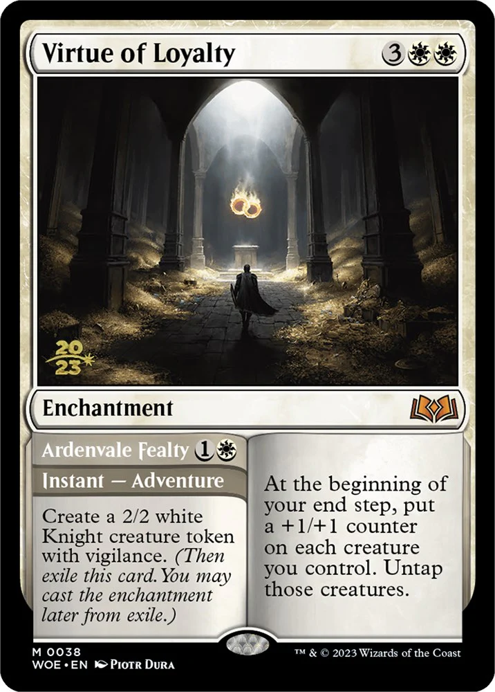 Virtue of Loyalty // Ardenvale Fealty (Promo Pack) [Wilds of Eldraine Promos] - Image 2