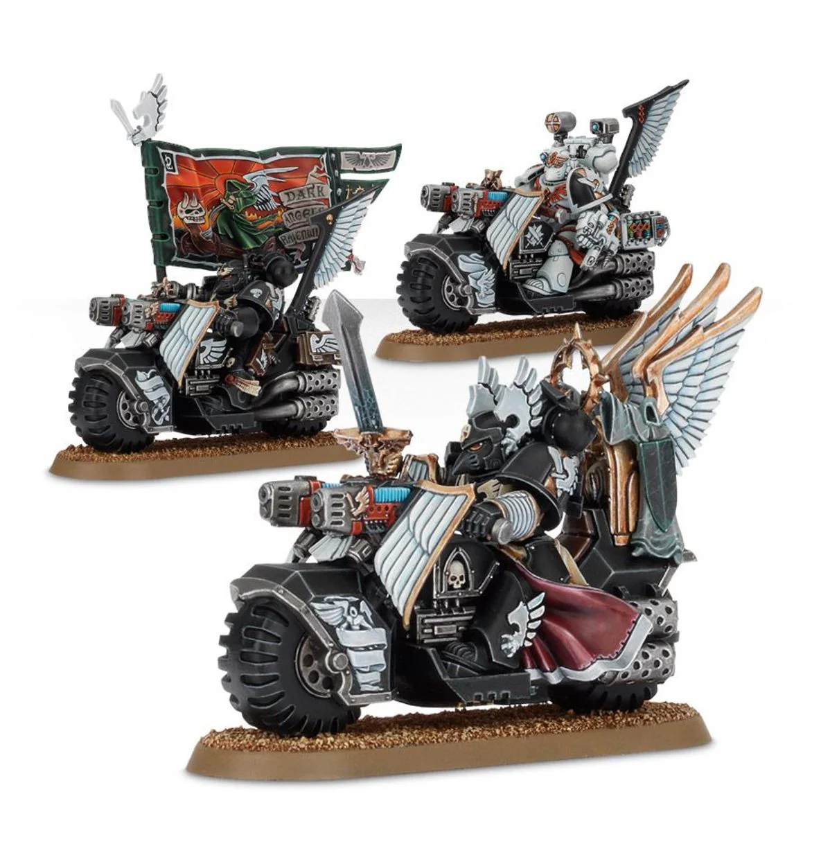 Warhammer 40K - Dark Angels Ravenwing Command Squad