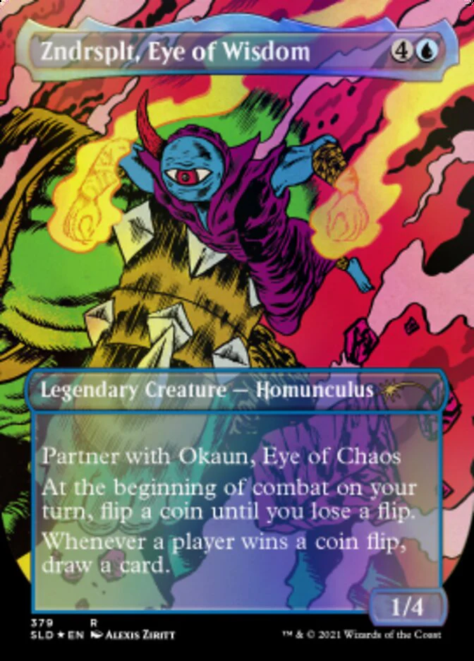 Zndrsplt, Eye of Wisdom // Zndrsplt, Eye of Wisdom (Borderless) [Secret Lair Drop Series] - Image 2